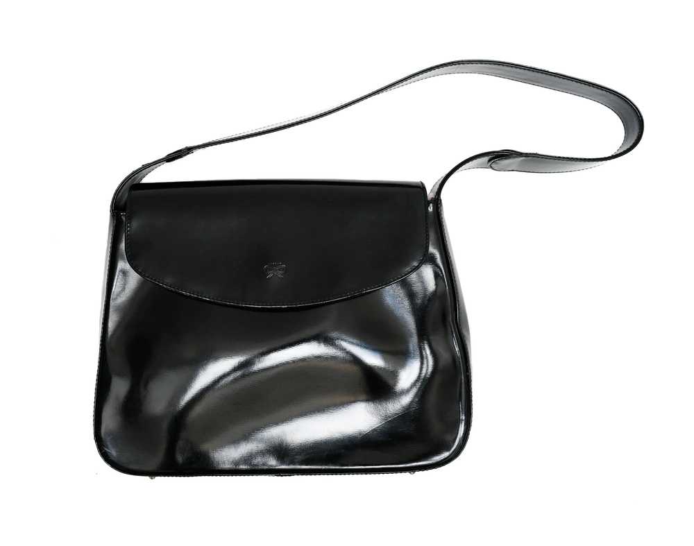 Anya Hindmarch Shoulder Bag in Black Patent Leath… - image 2