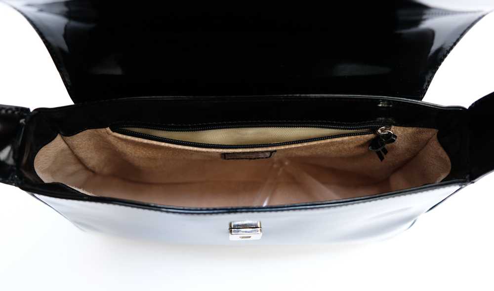 Anya Hindmarch Shoulder Bag in Black Patent Leath… - image 5