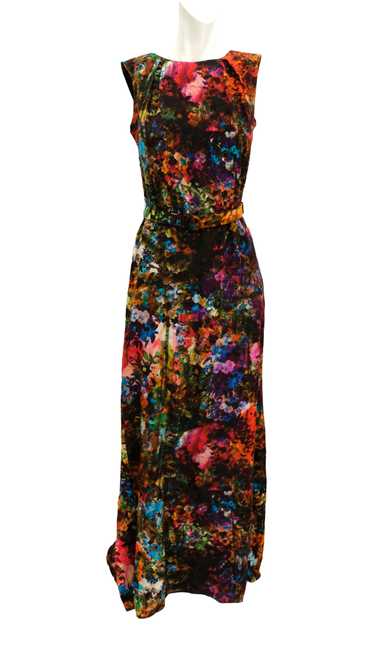 Erdem Evening Gown in Floral Silk with Matching St