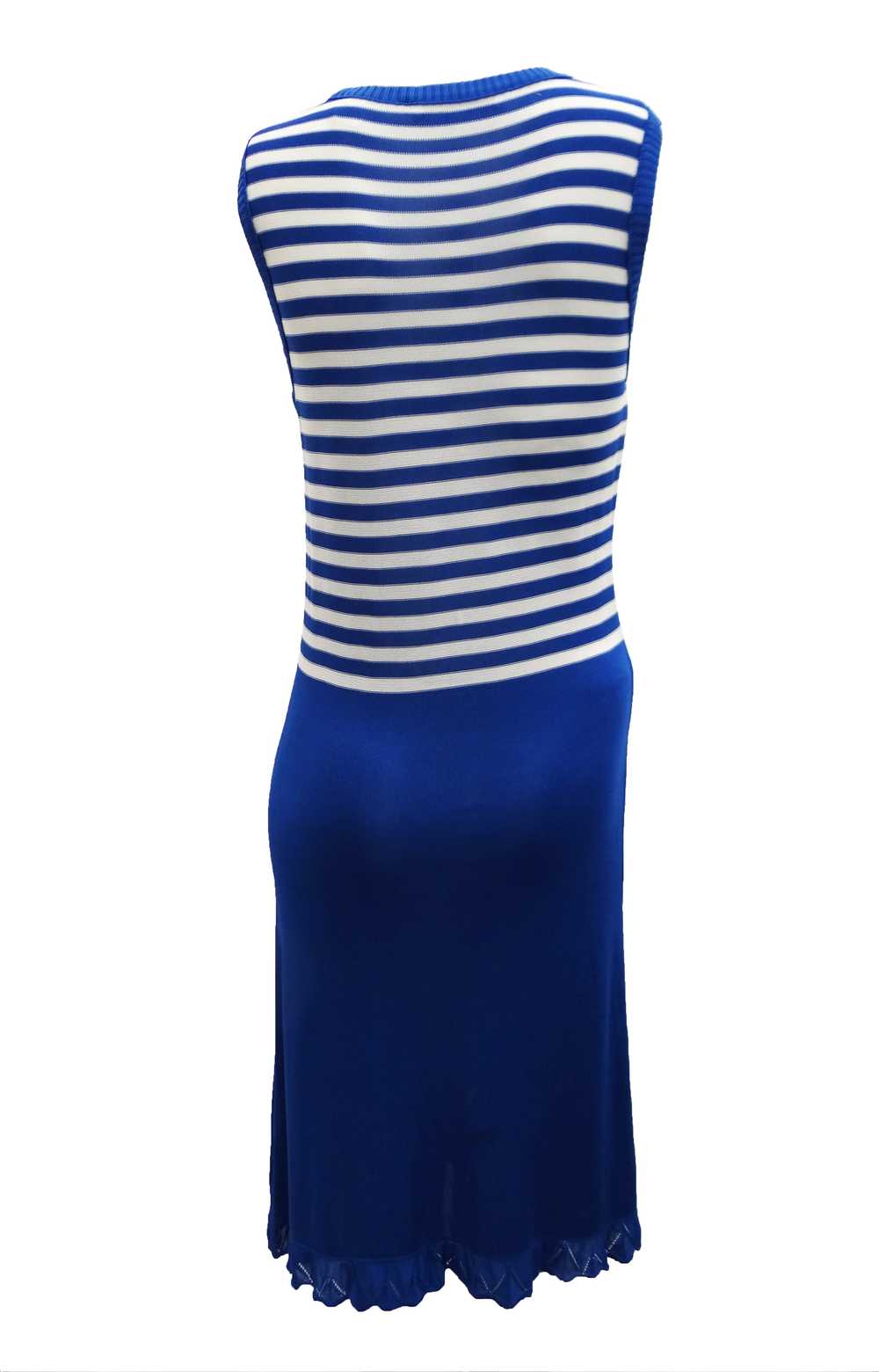 Sonia Rykiel Knitted Dress with Striped Top, UK12 - image 6