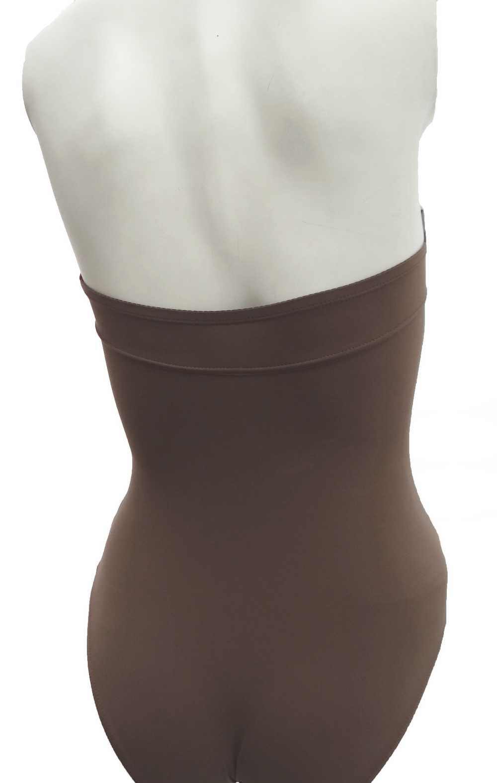 Eres Brown Bandeau Swimsuit, Small - image 3