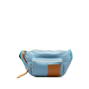 Blue LOEWE Leather Puffy Belt Bag - image 1