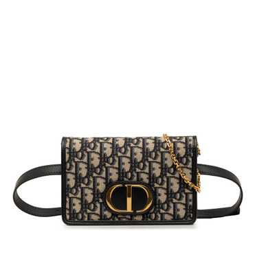 Brown Dior Oblique 30 Montaigne 2 in 1 Pouch Belt… - image 1
