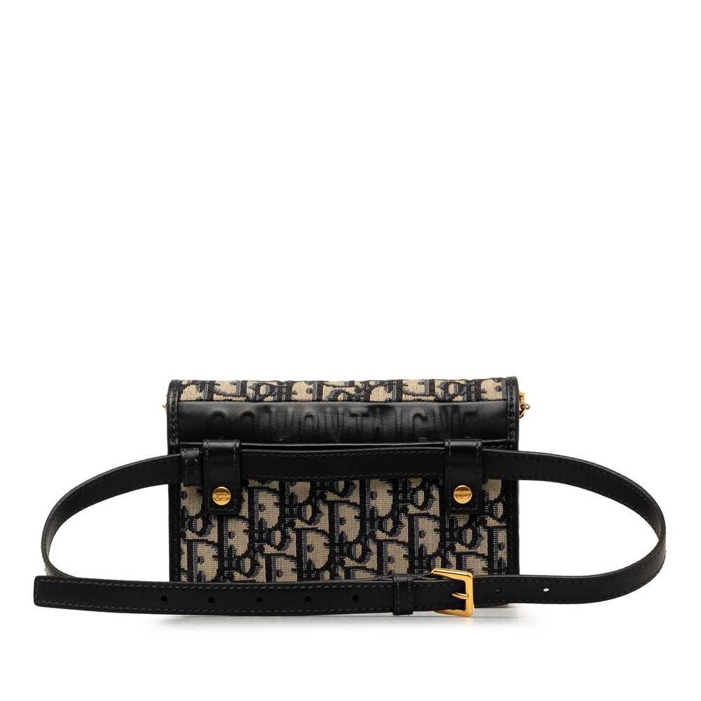 Brown Dior Oblique 30 Montaigne 2 in 1 Pouch Belt… - image 3