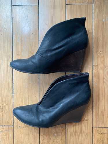 Coclico June Wedge - Black Leather