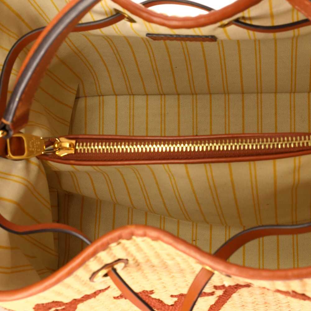 Louis Vuitton NeoNoe Handbag Monogram Giant Raffi… - image 5