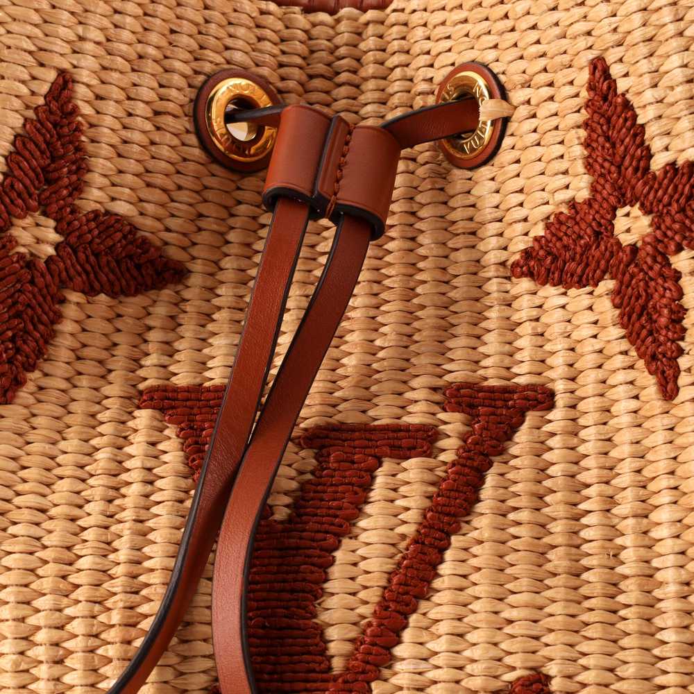 Louis Vuitton NeoNoe Handbag Monogram Giant Raffi… - image 6