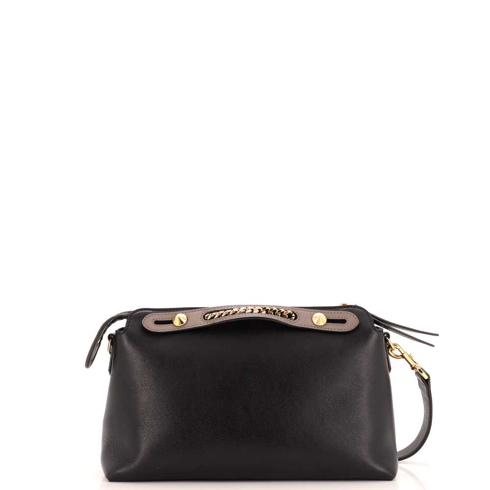 FENDI By The Way Satchel Leather with Chain Detai… - image 3
