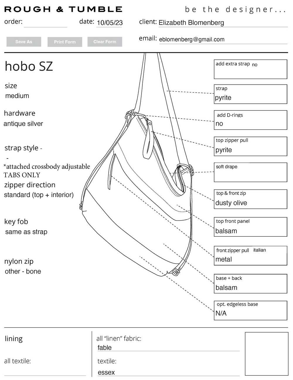 Rough & Tumble Single Zip Hobo - image 2