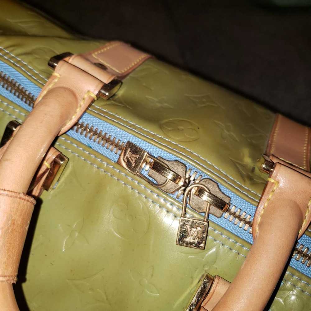 Louis Vuitton Keepall patent leather travel bag - image 8
