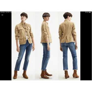 NILI LOTAN Cambre Jacket Uniform Desert Sand Mili… - image 1