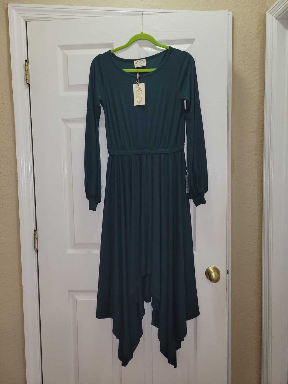 Joyfolie Capria Dress in Teal - image 4