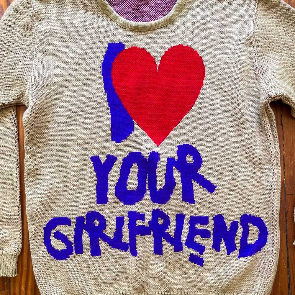 Streetwear 'I Heart Your Girlfriend' Crewneck Swe… - image 2