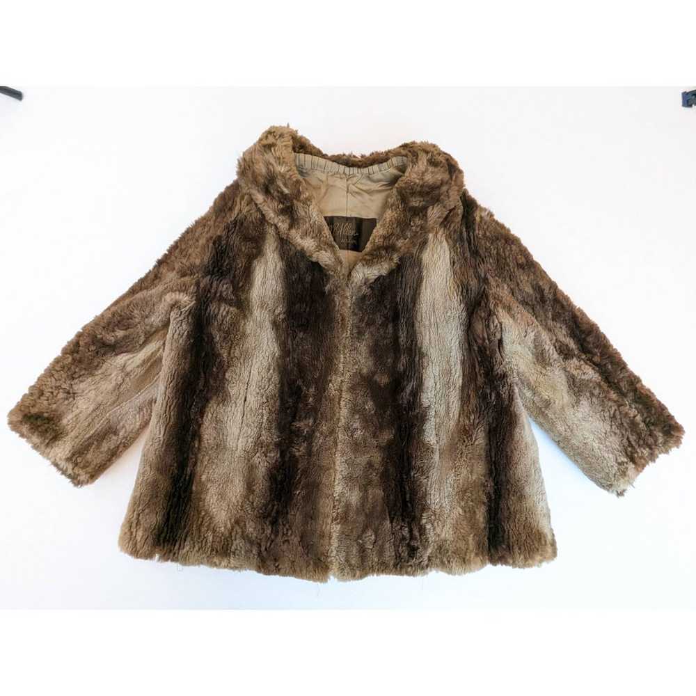 Vintage Brown Sheared Beaver Fur Coat Luxury Soft… - image 11
