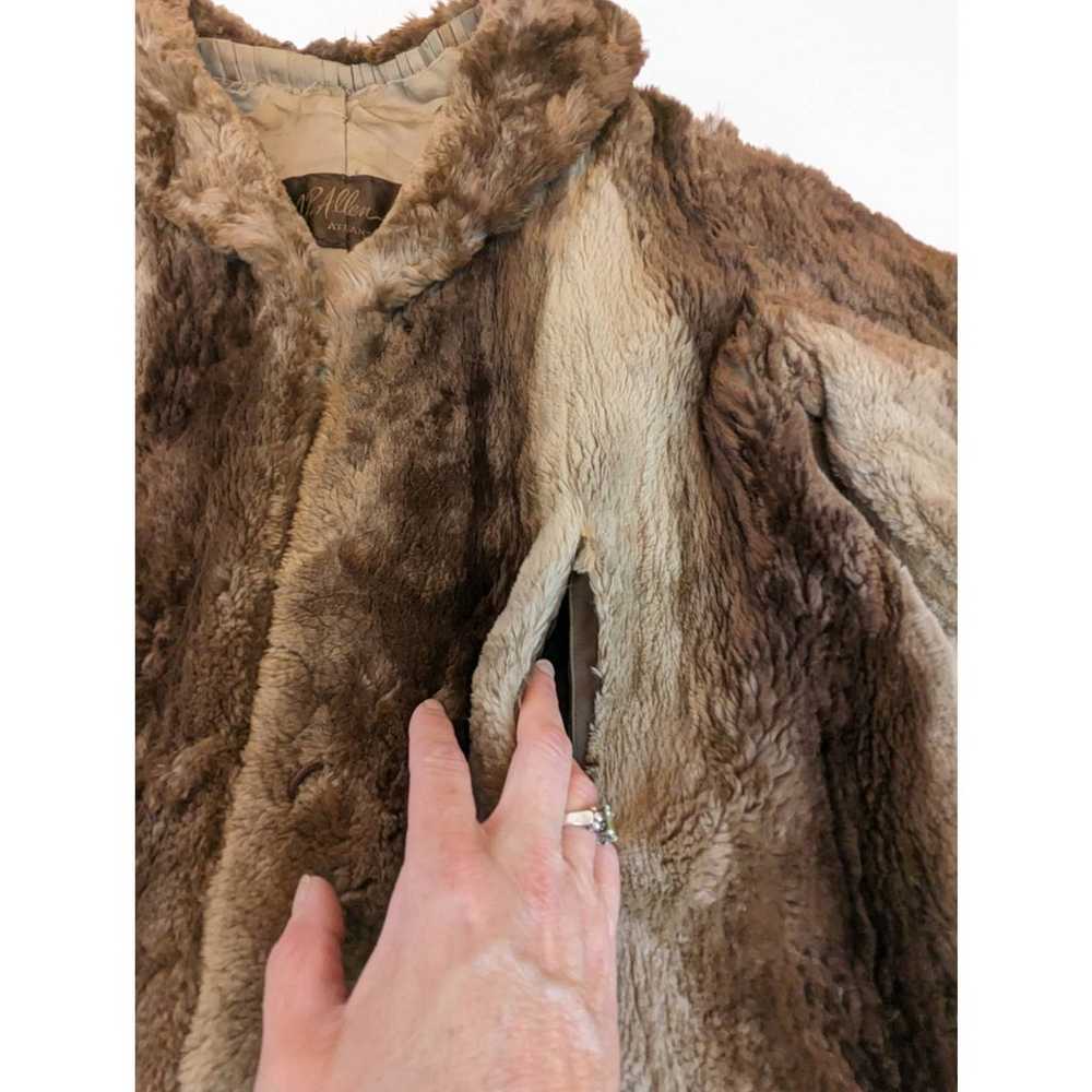 Vintage Brown Sheared Beaver Fur Coat Luxury Soft… - image 3