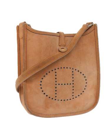 Hermes Luxurious Suede Shoulder Bag