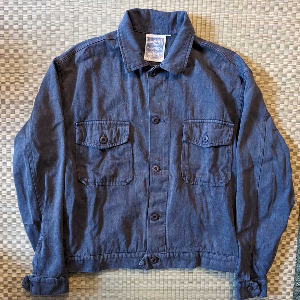 Jungmaven Mechanic Jacket Hemp Cotton Diesel Gray… - image 1