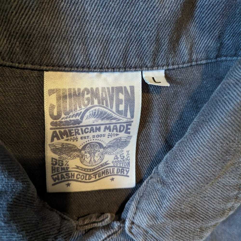 Jungmaven Mechanic Jacket Hemp Cotton Diesel Gray… - image 3