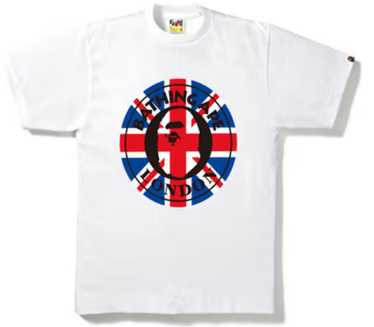 Bape Bape Union Jack UK Mods T Shirt London Olymp… - image 1