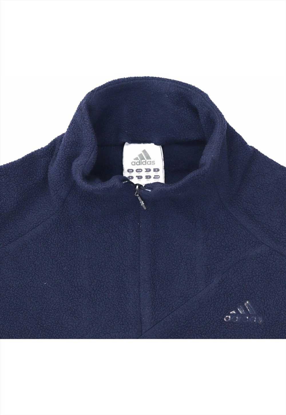 Vintage 90's Adidas Fleece Spellout Quarter Zip - image 3