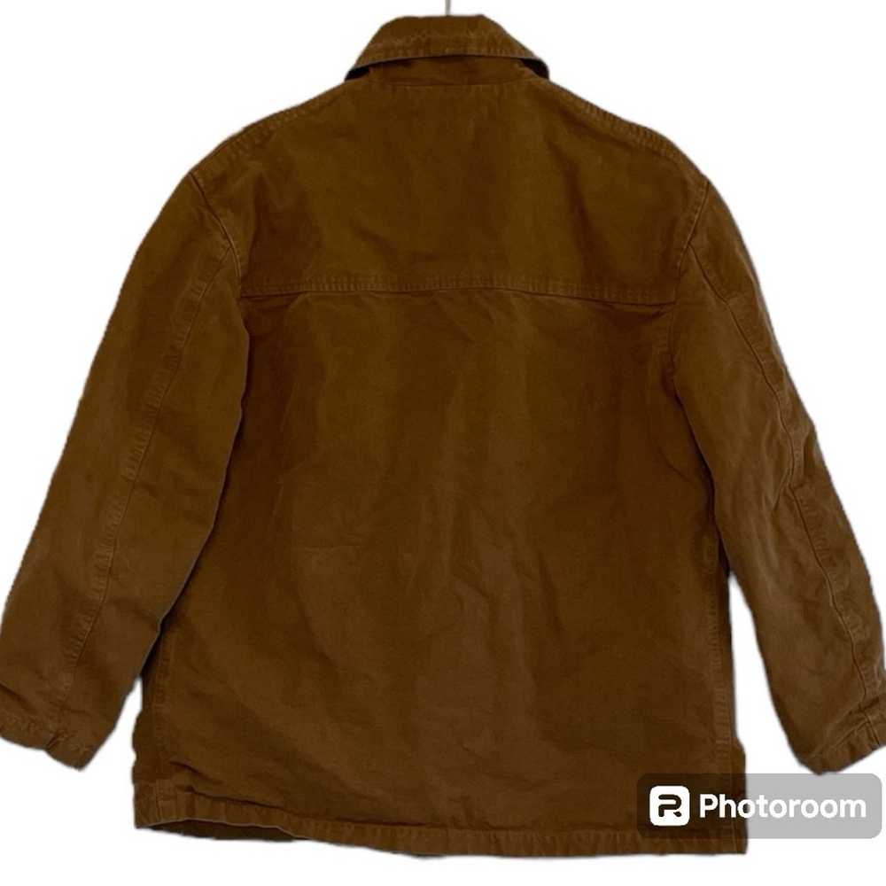 Nili Lotan Conner Oversized Brown Canvas Jacket W… - image 5