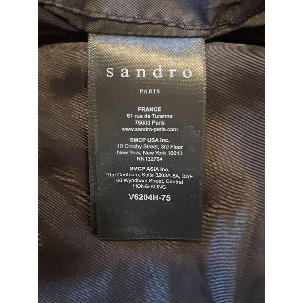 Sandro Womens Lamb Leather & Lamb Brown Removable… - image 11