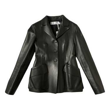 Dior Leather biker jacket - image 1