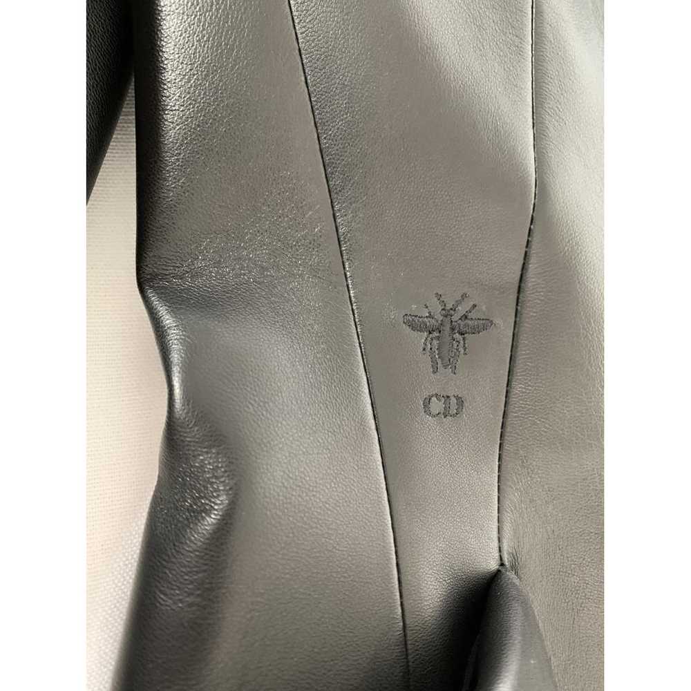 Dior Leather biker jacket - image 7