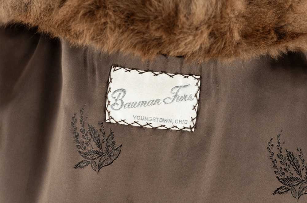 Vintage Vintage Bauman Furs Mink Short Length Cape - image 12