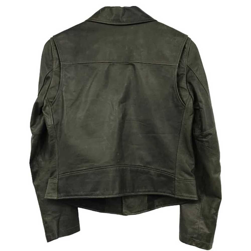 Theory Speed ​​Leather Sahral Moto Jacket S Notch… - image 2