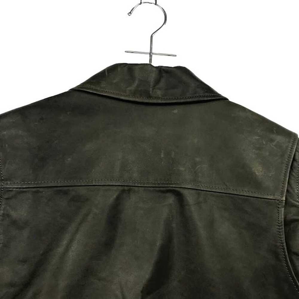 Theory Speed ​​Leather Sahral Moto Jacket S Notch… - image 7