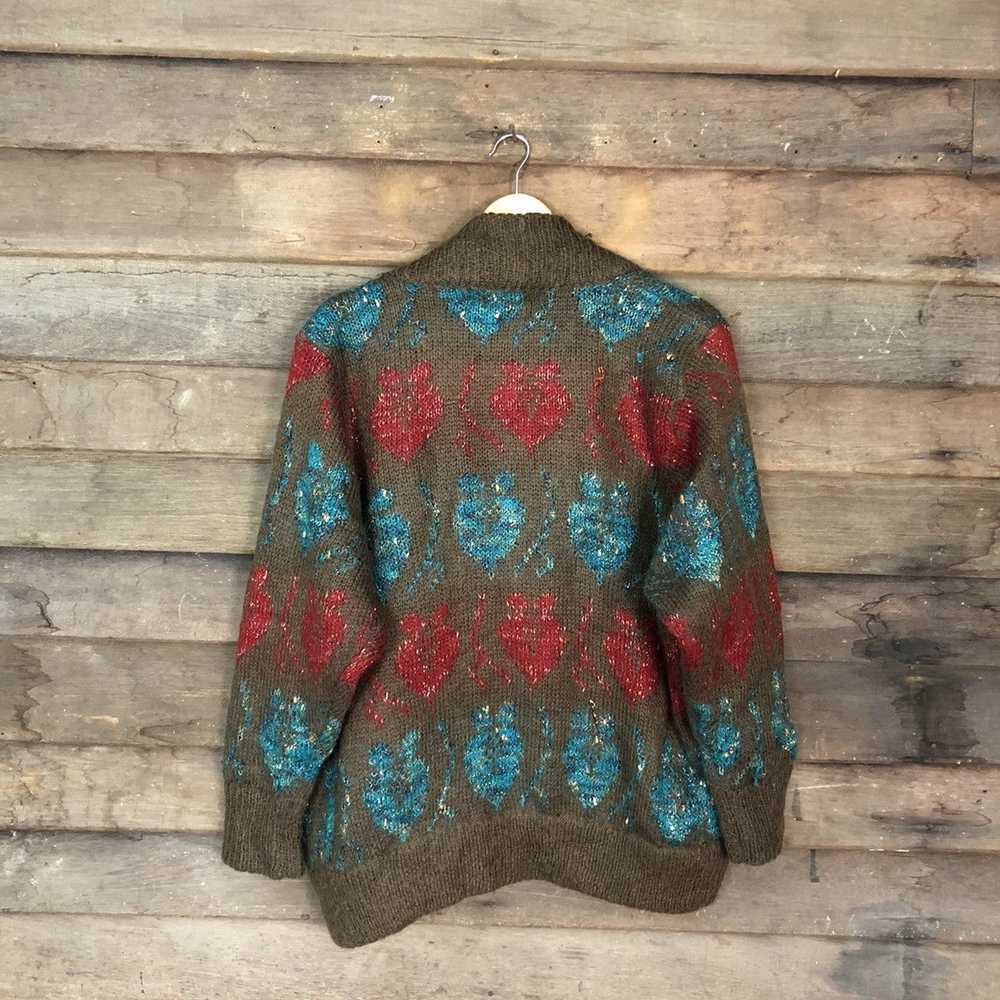 Homespun Knitwear × Japanese Brand × Patterned Ca… - image 11