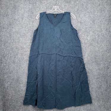 Eileen Fisher Eileen Fisher Dress Womens XXS Blue… - image 1