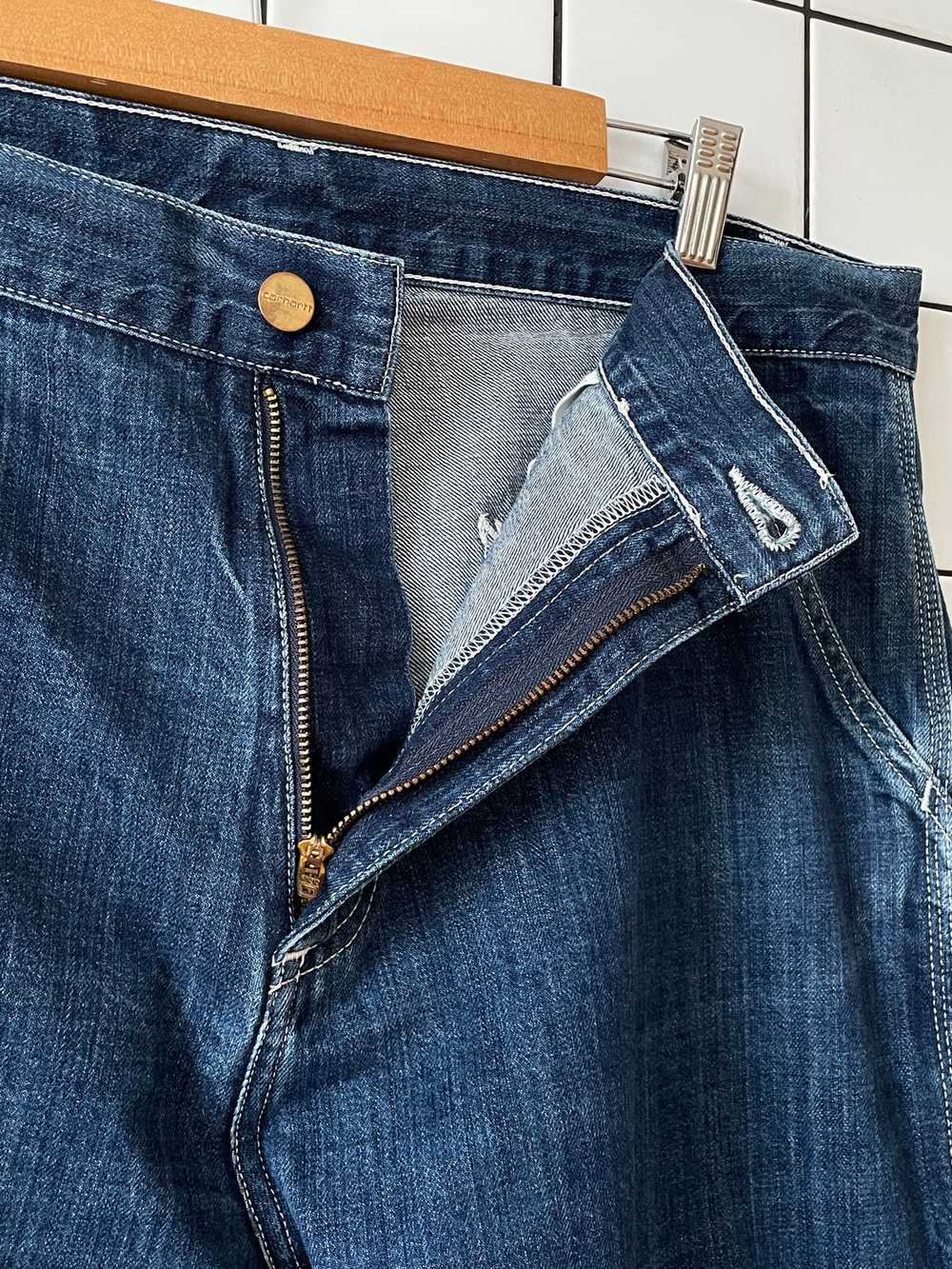 Carhartt × Jean × Vintage CARHARTT Pants Denim Si… - image 10
