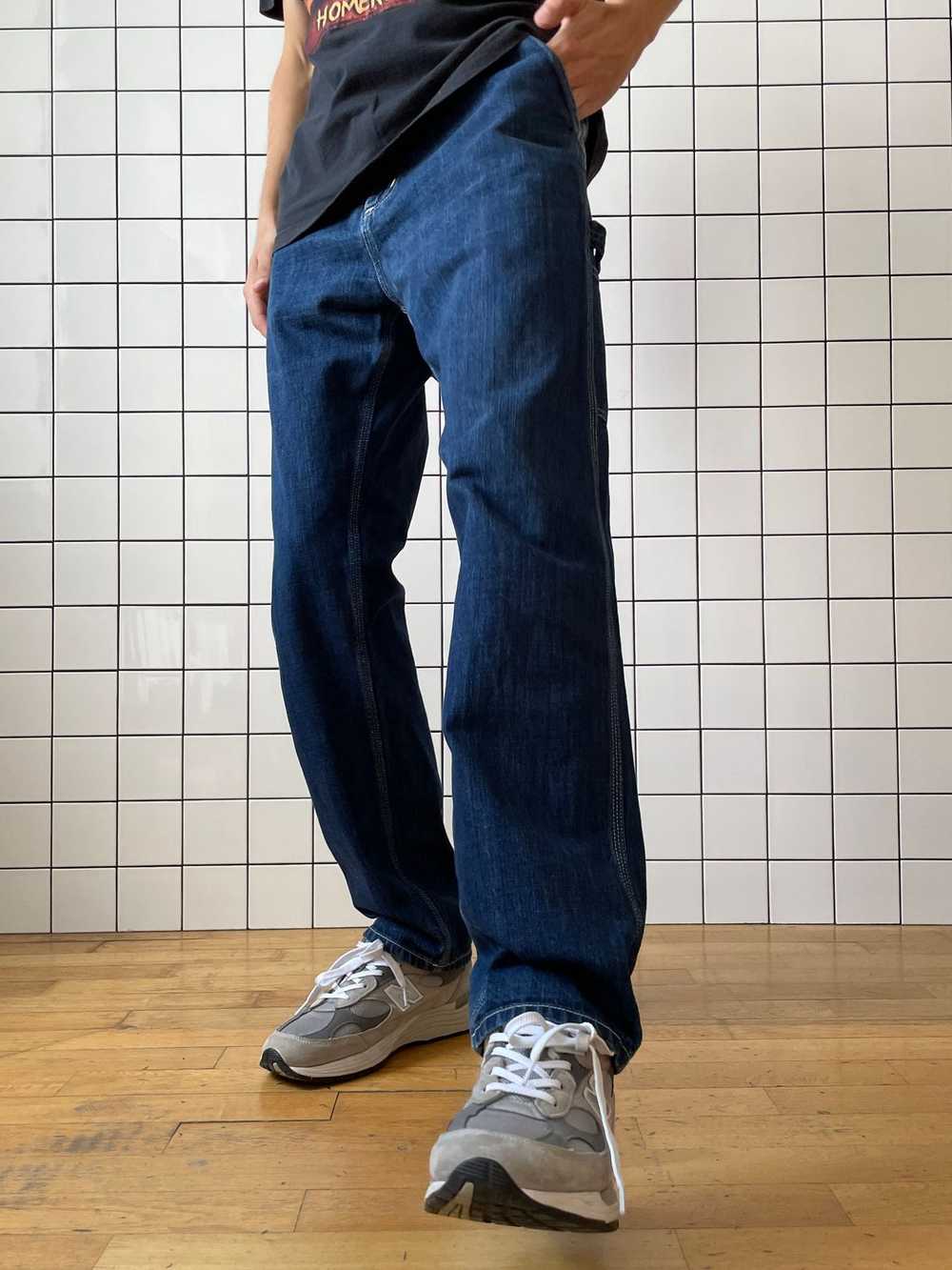 Carhartt × Jean × Vintage CARHARTT Pants Denim Si… - image 3