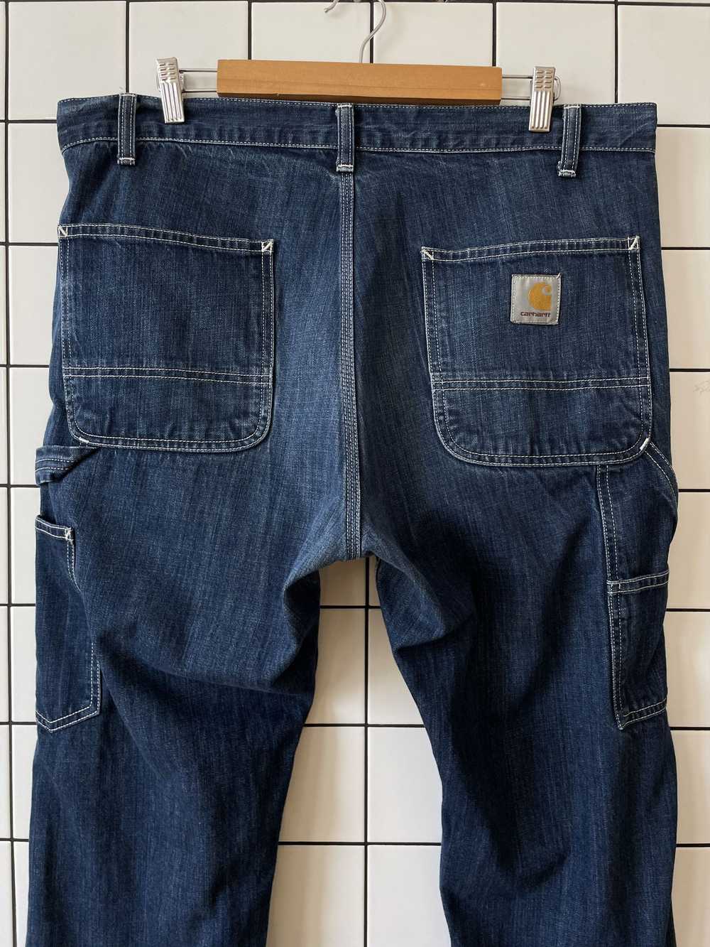 Carhartt × Jean × Vintage CARHARTT Pants Denim Si… - image 8