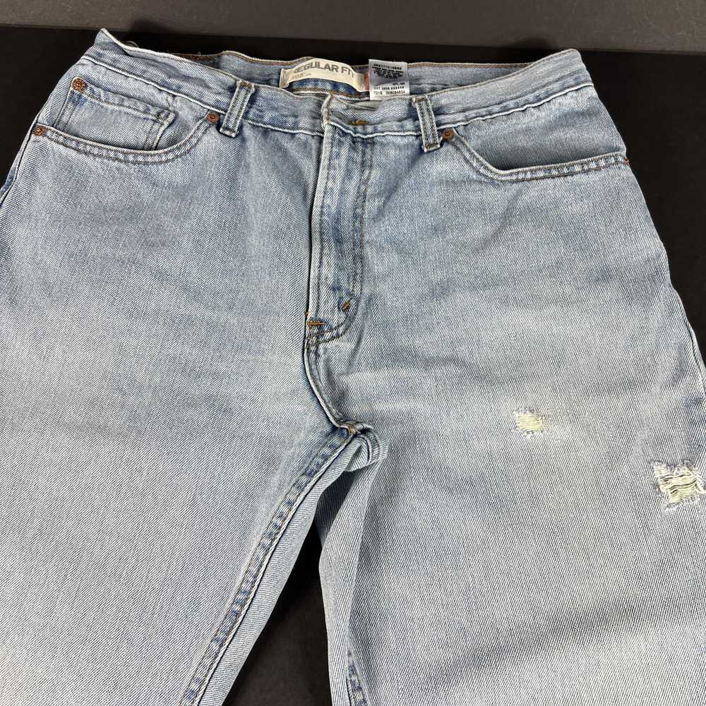 Levi's × Vintage Y2K Levi's Jeans 505 Straight Bl… - image 2