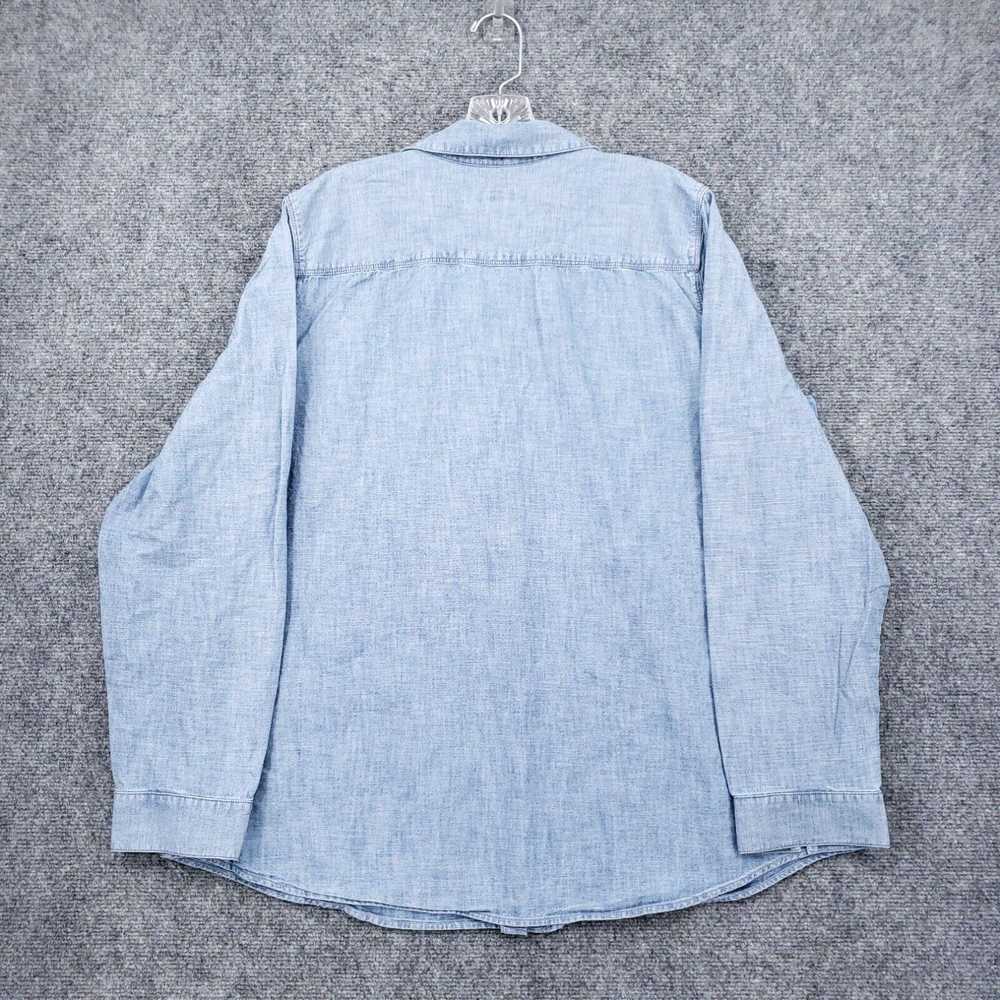 Vintage J. Jill Shirt Womens XL Extra Large Blue … - image 2