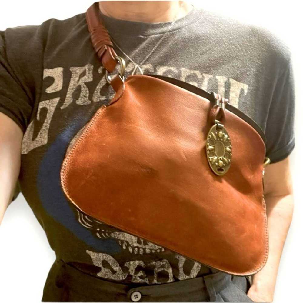 Vintage Leather Bohemian Leather Shoulder Bag by … - image 1