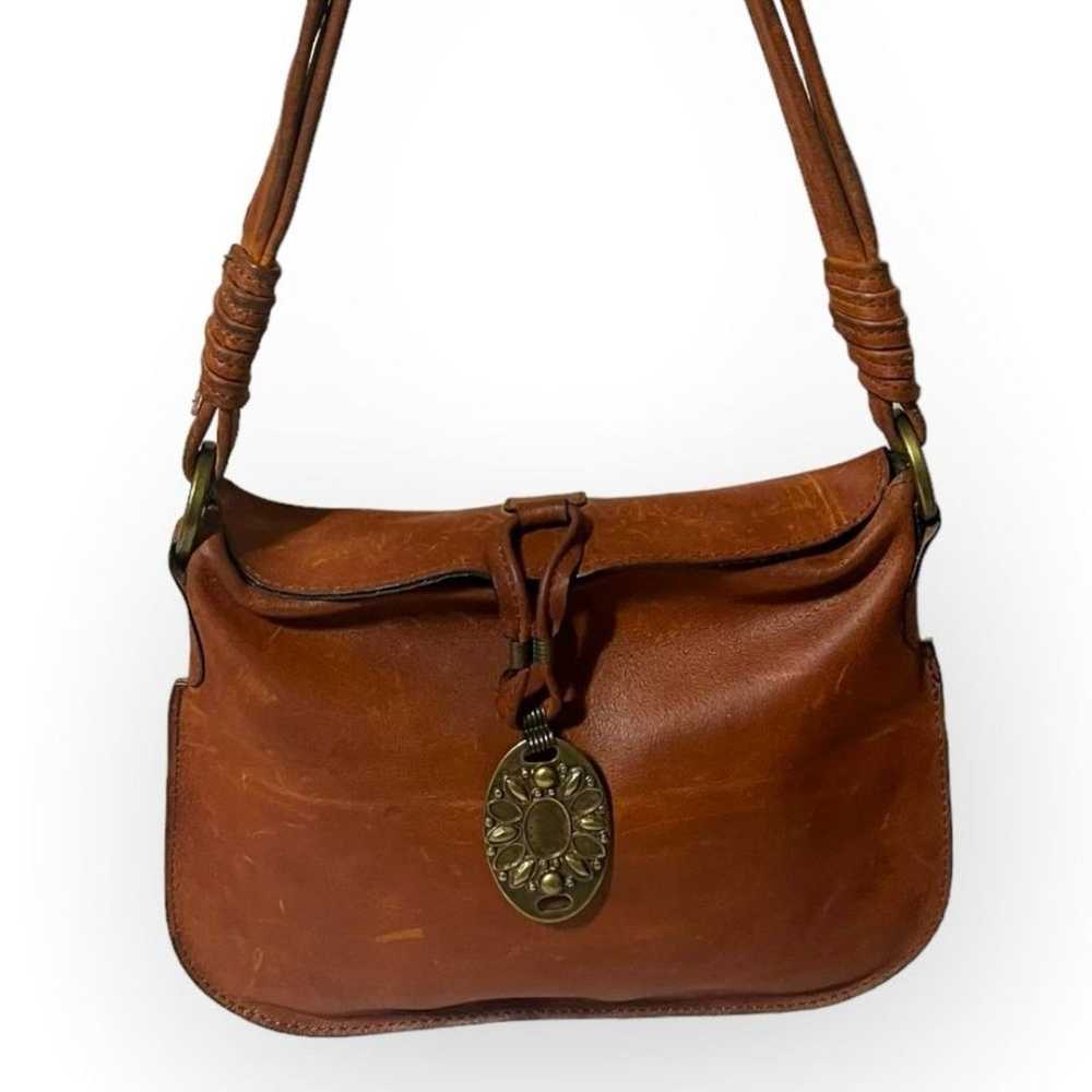 Vintage Leather Bohemian Leather Shoulder Bag by … - image 5