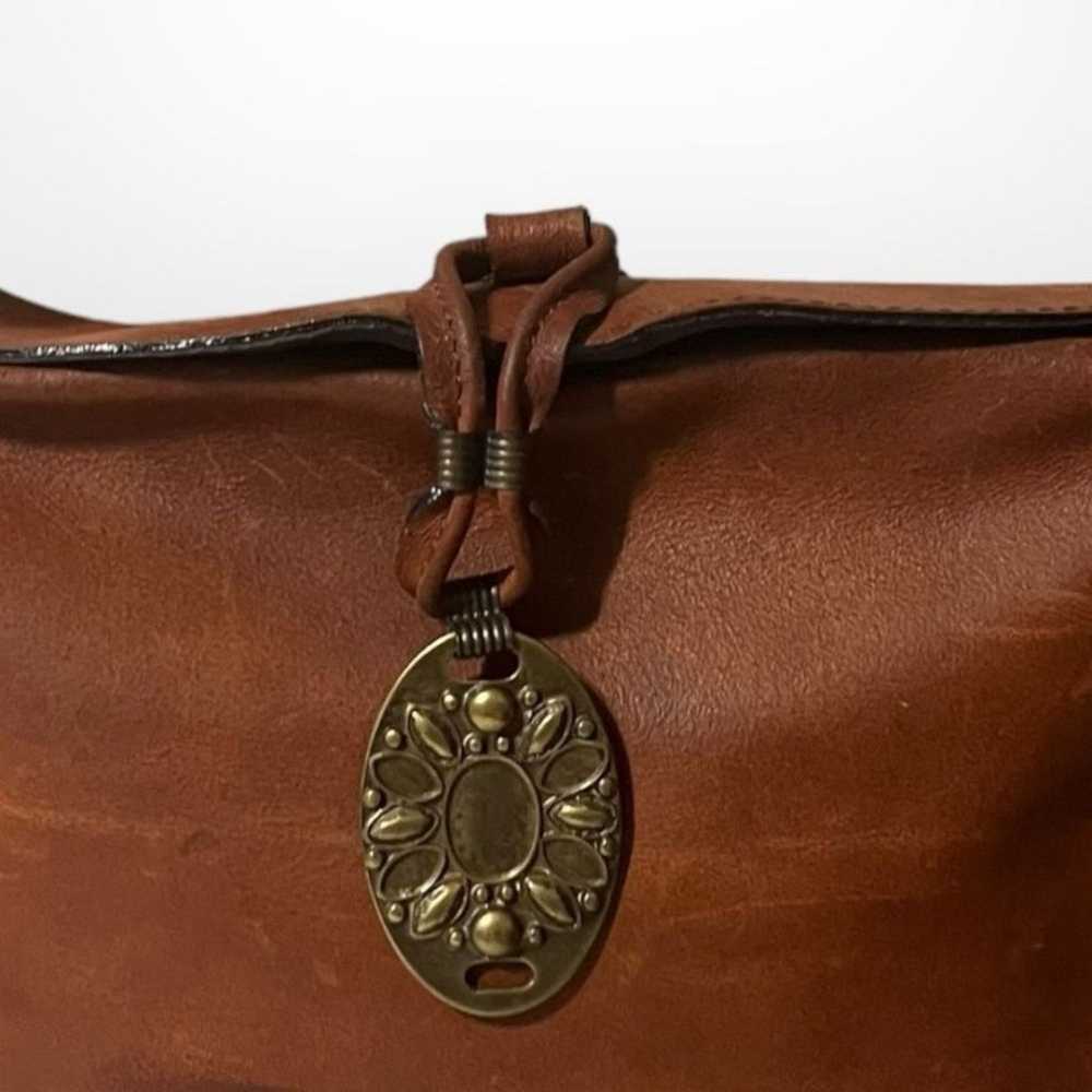 Vintage Leather Bohemian Leather Shoulder Bag by … - image 6