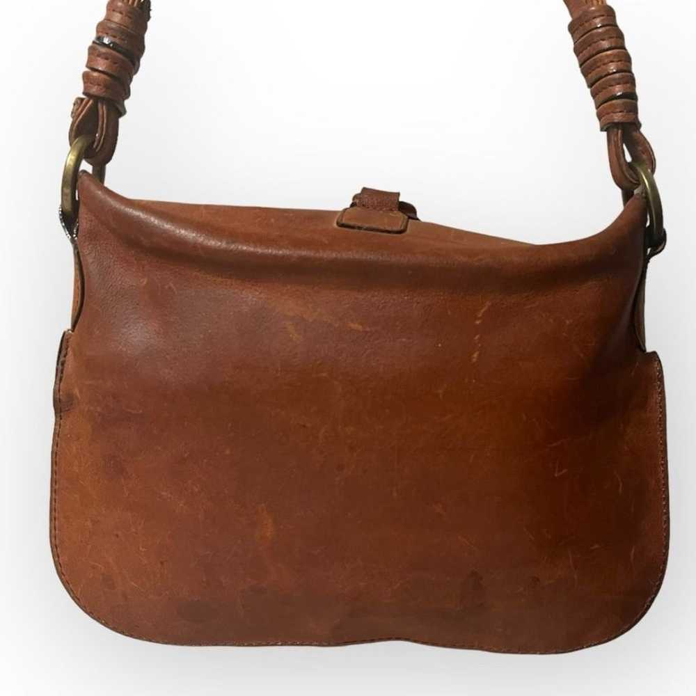 Vintage Leather Bohemian Leather Shoulder Bag by … - image 9