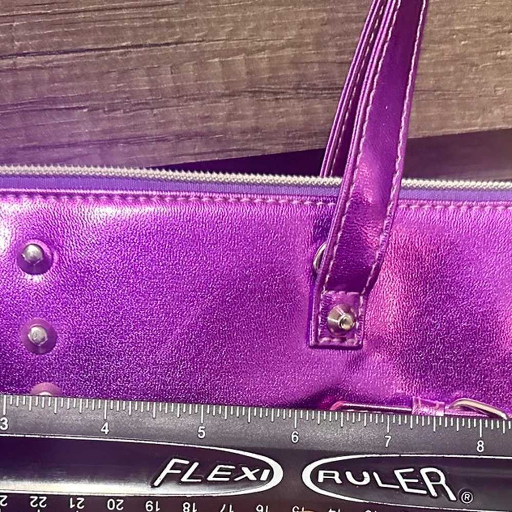 Vintage purple heel shaped purse - image 4
