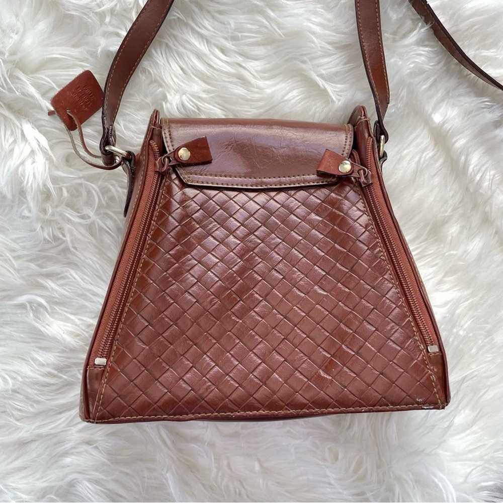 Ventura Collection Vintage Brown Leather Satchel … - image 3