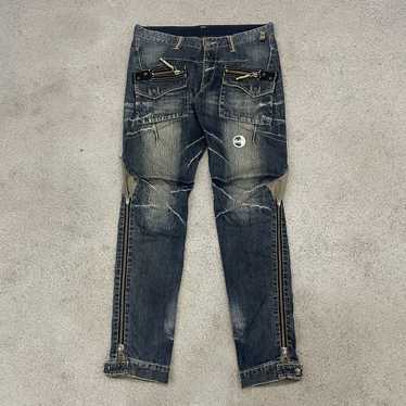 Japanese Brand × PPFM PPFM Bondage Denim Pants Ja… - image 1