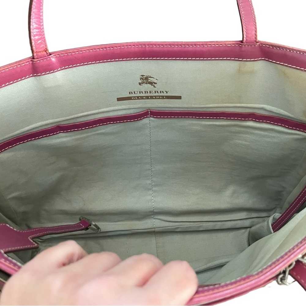 Burberry Pink & Khaki Purse With Pouch & Extra Ch… - image 10