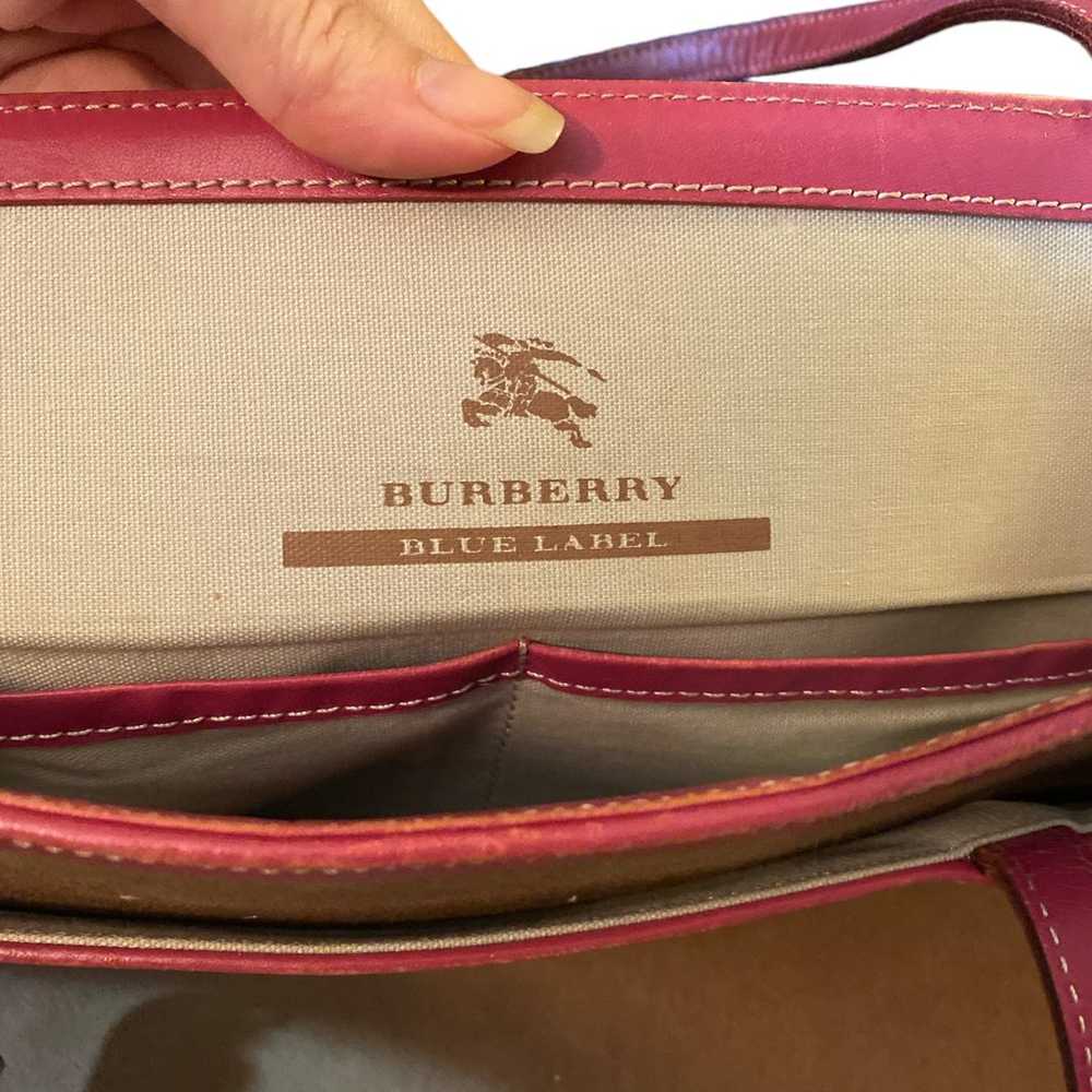 Burberry Pink & Khaki Purse With Pouch & Extra Ch… - image 12