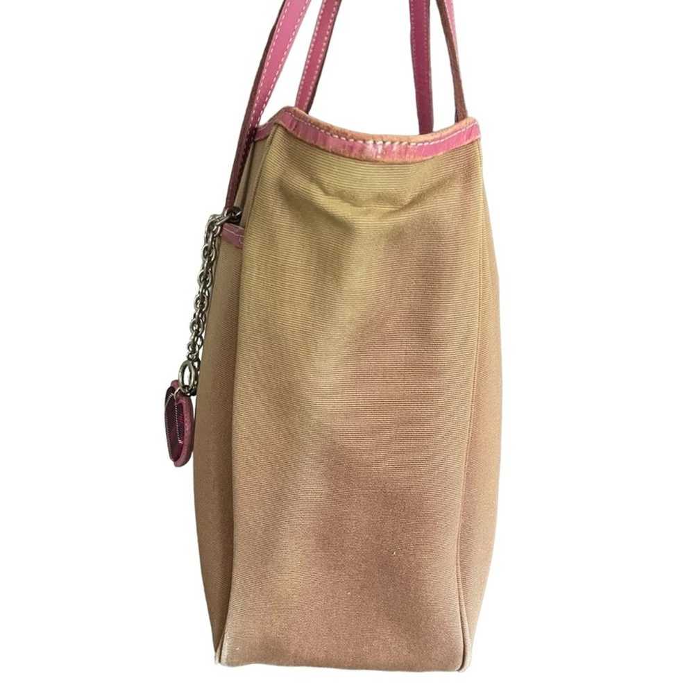 Burberry Pink & Khaki Purse With Pouch & Extra Ch… - image 6