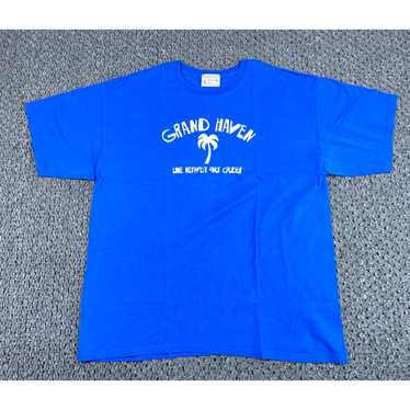 Vintage Michigan Rag Co. Grand Haven T-Shirt Adul… - image 1