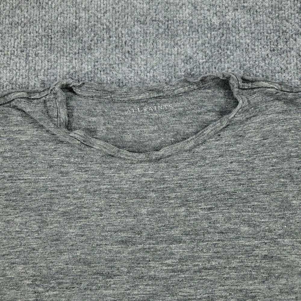 Allsaints AllSaints Shirt Women's Medium Gray Fax… - image 2